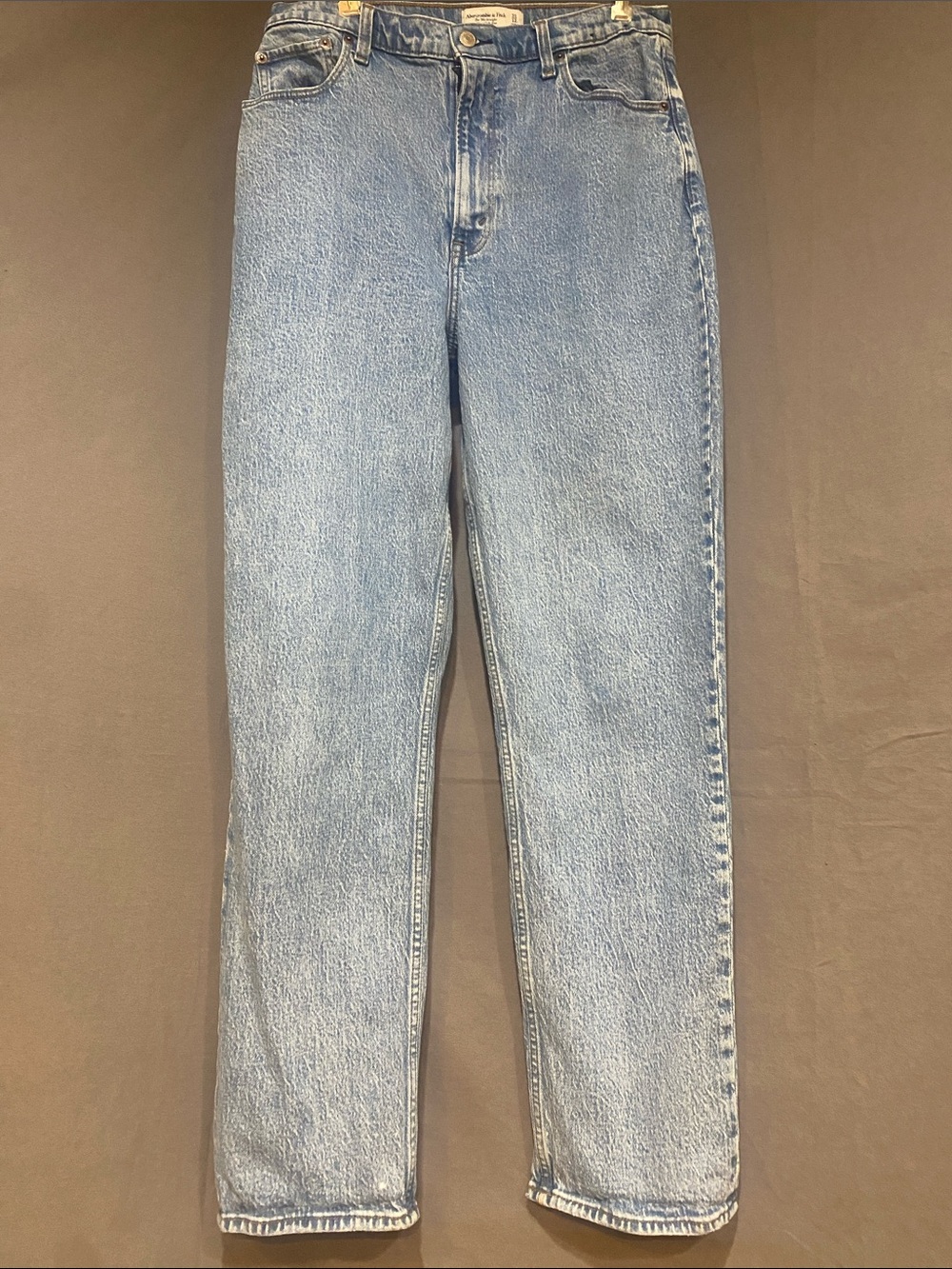 Abercrombie & Fitch Light Blue 90’s Straight Ultra High-Rise Jeans